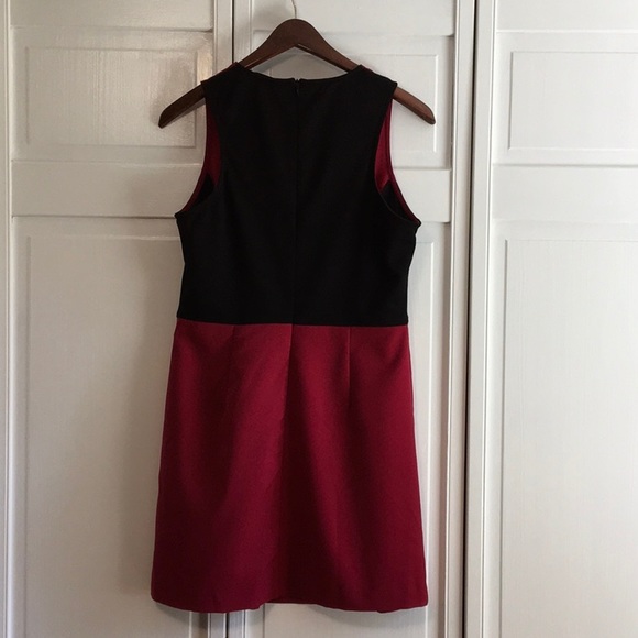 NWOT Raspberry & Black Sheath Dress - Picture 5 of 5